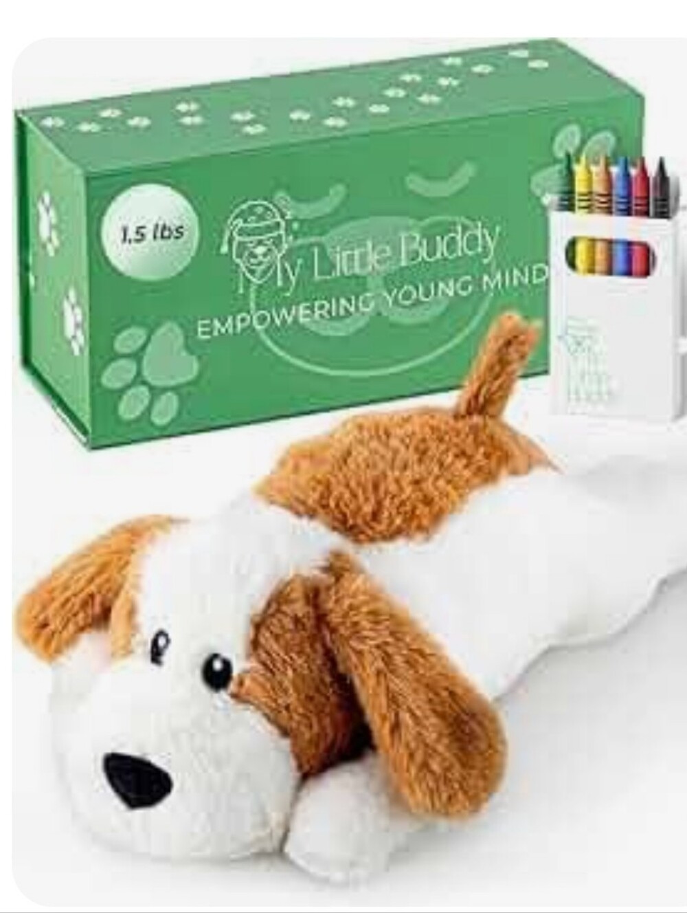 Weighted Plush Dog - Comfort Buddy - Heatable Or Coolable